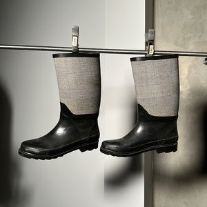 J CREW PLAID RAIN BOOTS